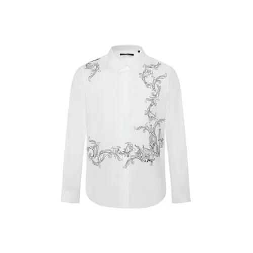 DAVID NAMAN Shirts Men White