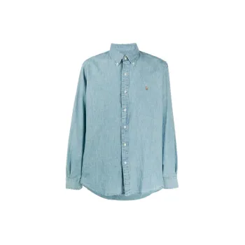 Polo Ralph Lauren Logo Embroidered Buttoned Shirt