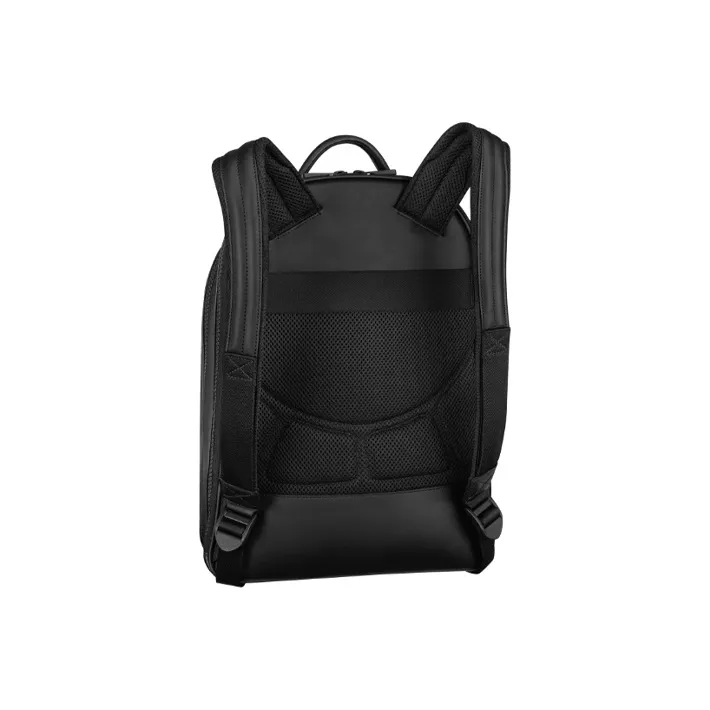 MONTBLANC Cow Leather Backpack Trumpets Men's Black-1