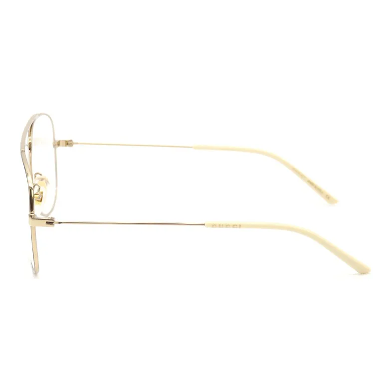 GUCCI Aviator Frame Metal Optical Frames-9