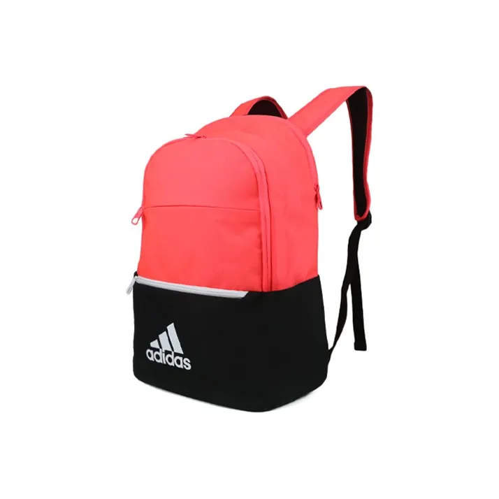 Adidas Polyester Backpack Regular Unisex Red, Black & Multicolor-1