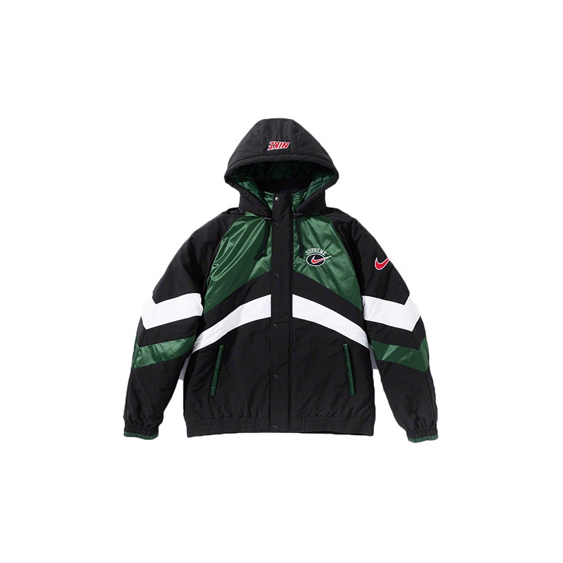 Supreme nike jacket green online