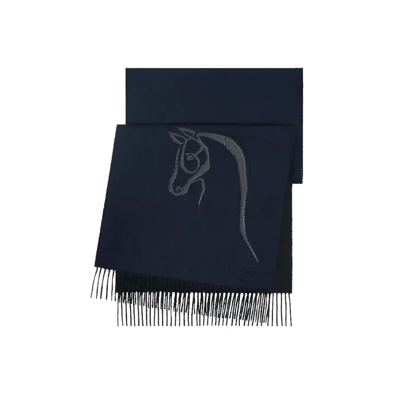 HERMES Cheval Knit Scarves Men's-0
