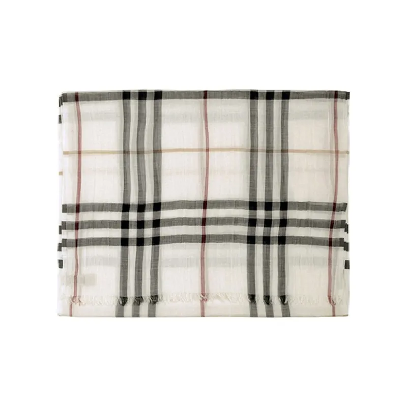 Burberry Knit Scarves Women's Ivory-3