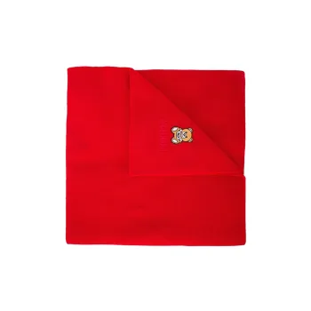 MOSCHINO Teddy Knit Scarves Women's Red