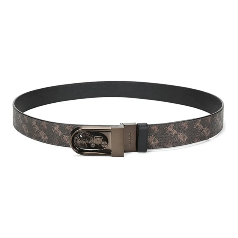 COACH Leather Belts Men-2