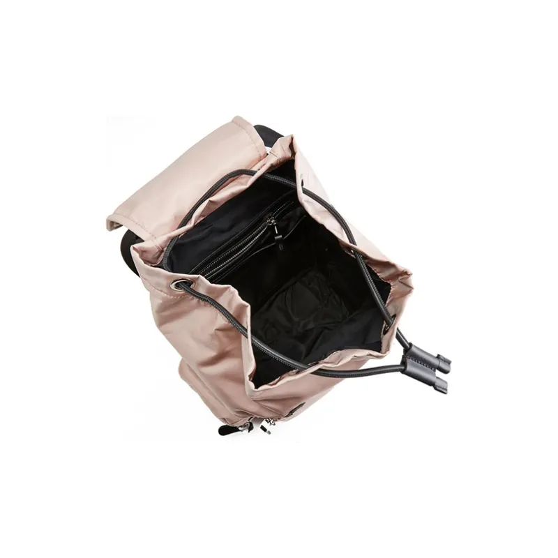 Burberry Logo Print Econyl Nylon Backpack Pink-2