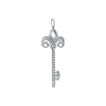TIFFANY & CO. Keys Collection Charms / Pendants Women's White Gold