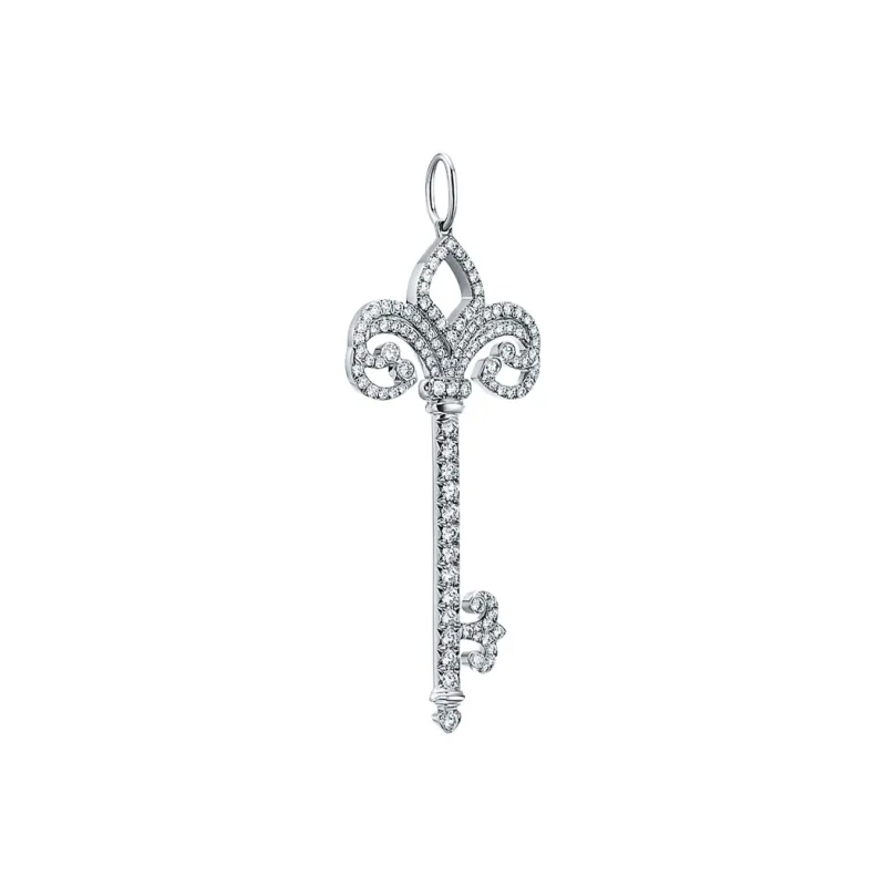 TIFFANY & CO. Keys Collection Charms / Pendants Women's White Gold-0