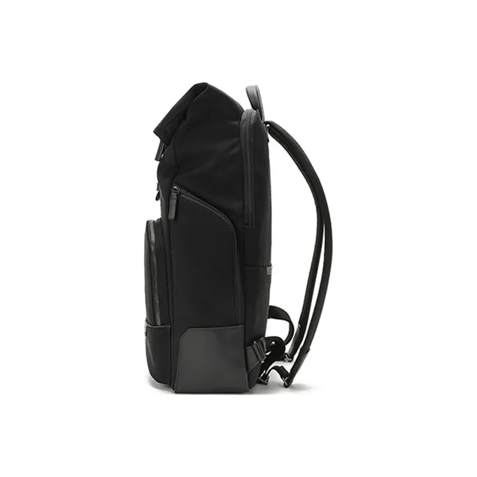 TUMI Fabric With Leather Backpack Men's Black-2