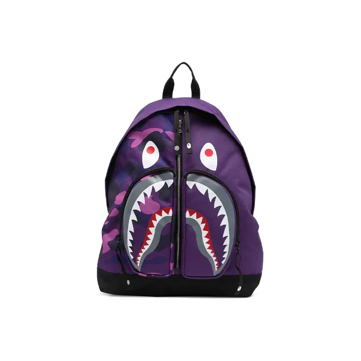 A BATHING APE Polyester Backpack Regular Unisex Purple-0
