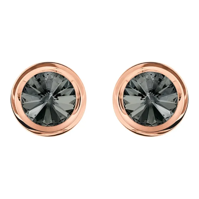 Swarovski Round Cufflinks Men-0