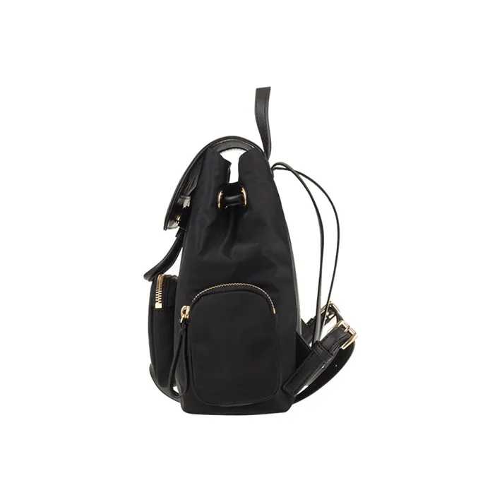 MICHAEL KORS Abbey Nylon Backpack Medium Size Women's Black-2