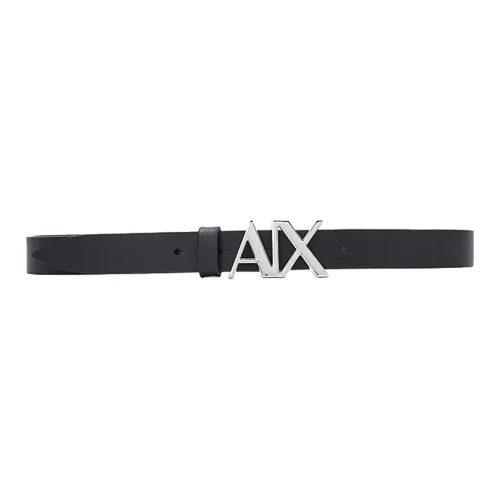 ARMANI EXCHANGE Leather Belts Women's Black