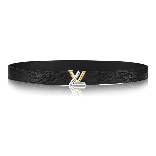 LOUIS VUITTON Twist Leather Belts Women's