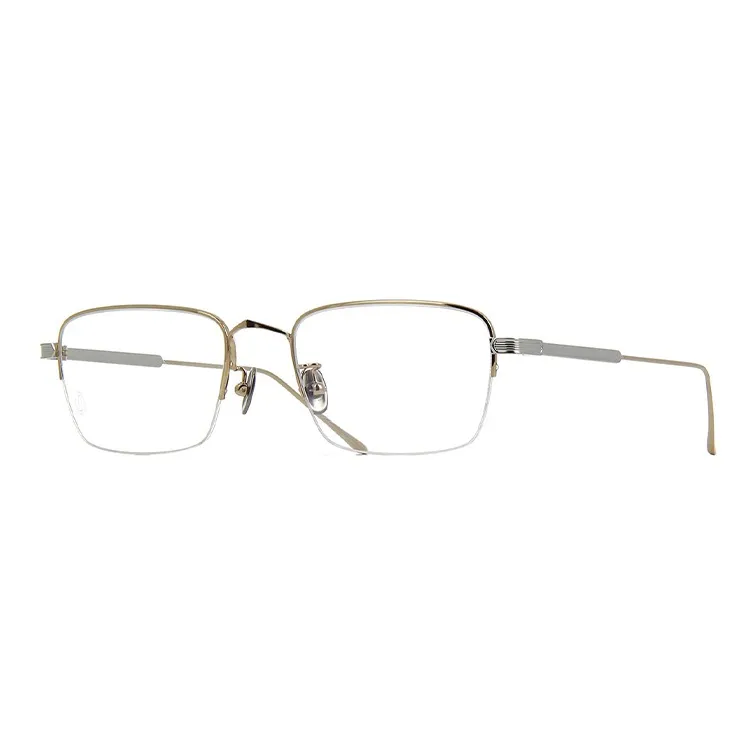 Cartier Eyeglass Frames Unisex Gold And Silver-1
