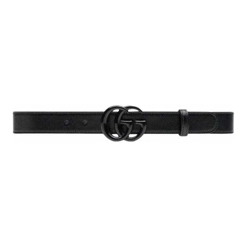 GUCCI Gg Marmont Thin Buckle Belt-0