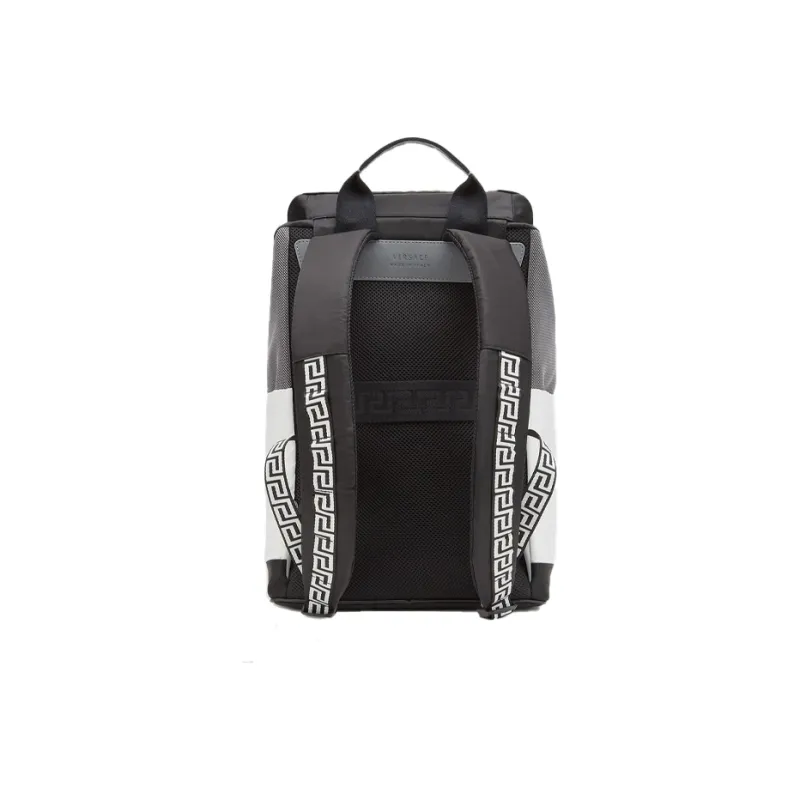 FANSIZHE V-Code Nylon Backpack Unisex Black-1