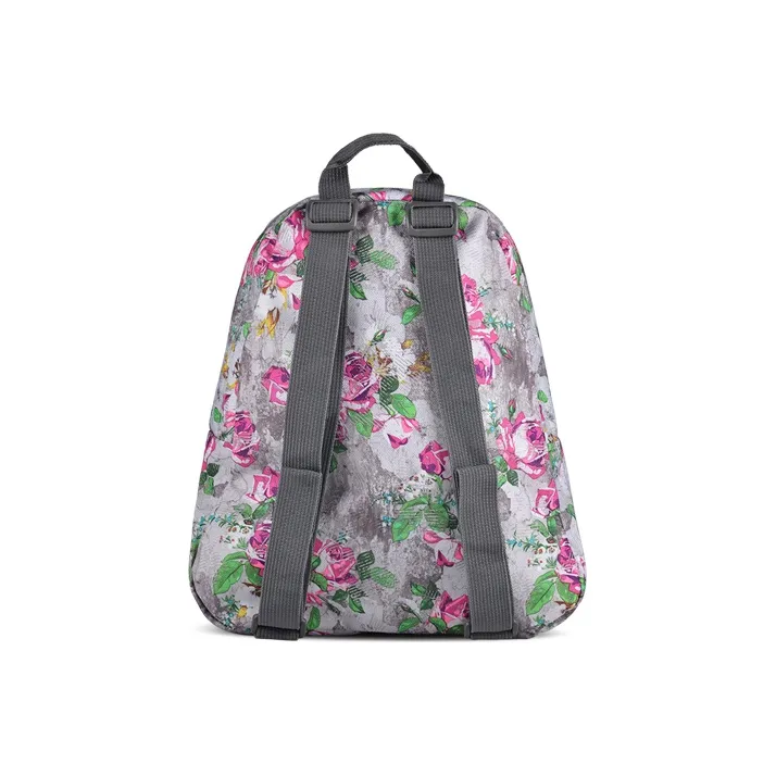 JanSport Polyester Backpack Mini Women's Gray Multicolor-5
