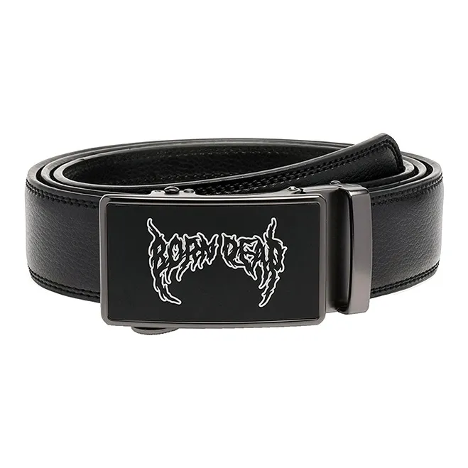 FREE RABBITⅡ Genuine Leather Automatic Buckle Belt Men's Cow Leather Belt Men's-2