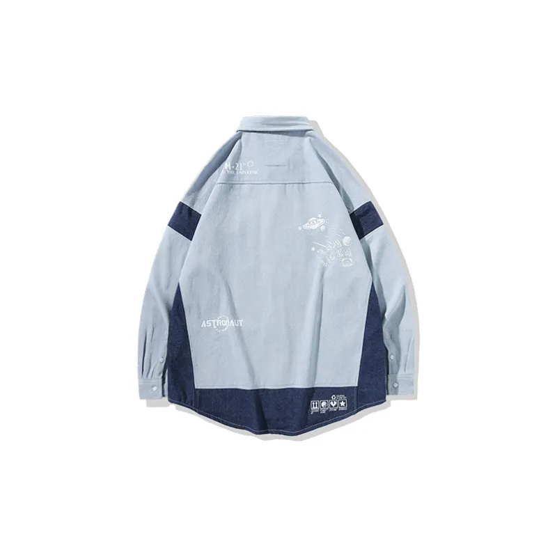 LAMLICKA Shirts Unisex Blue-1