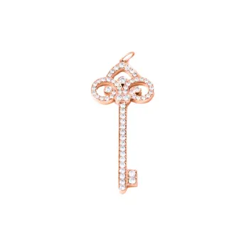 TIFFANY & CO. Keysseries 18 karat Rose Gold Pendant Women's Rose Gold