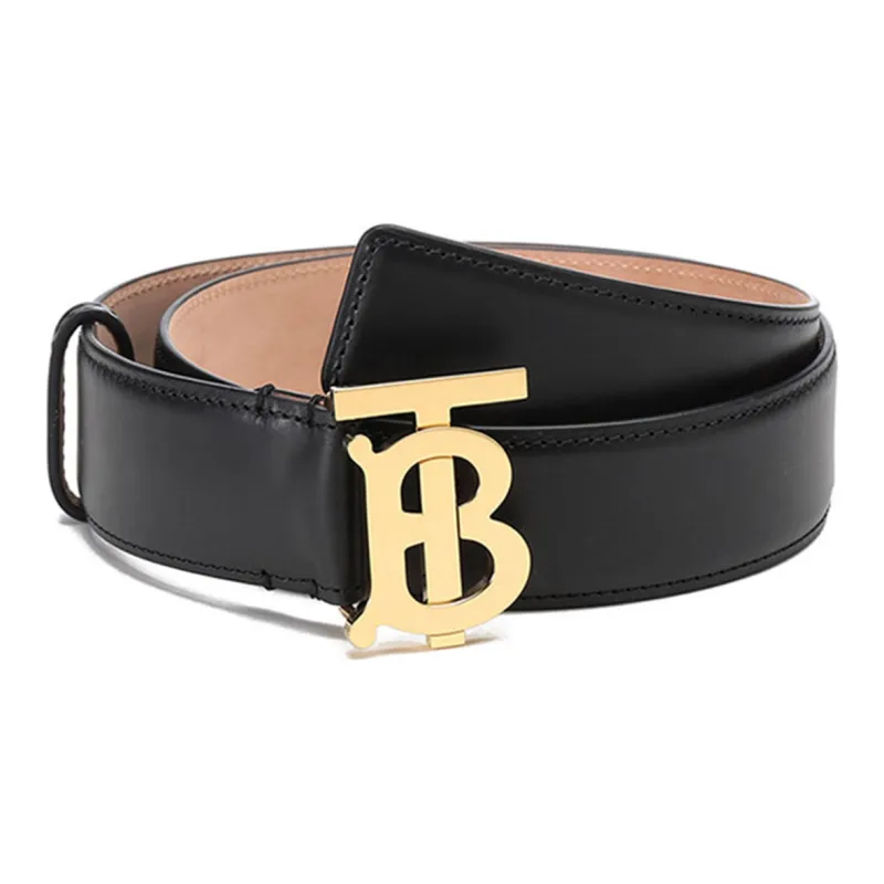 Burberry Leather Belts Women's Black-0