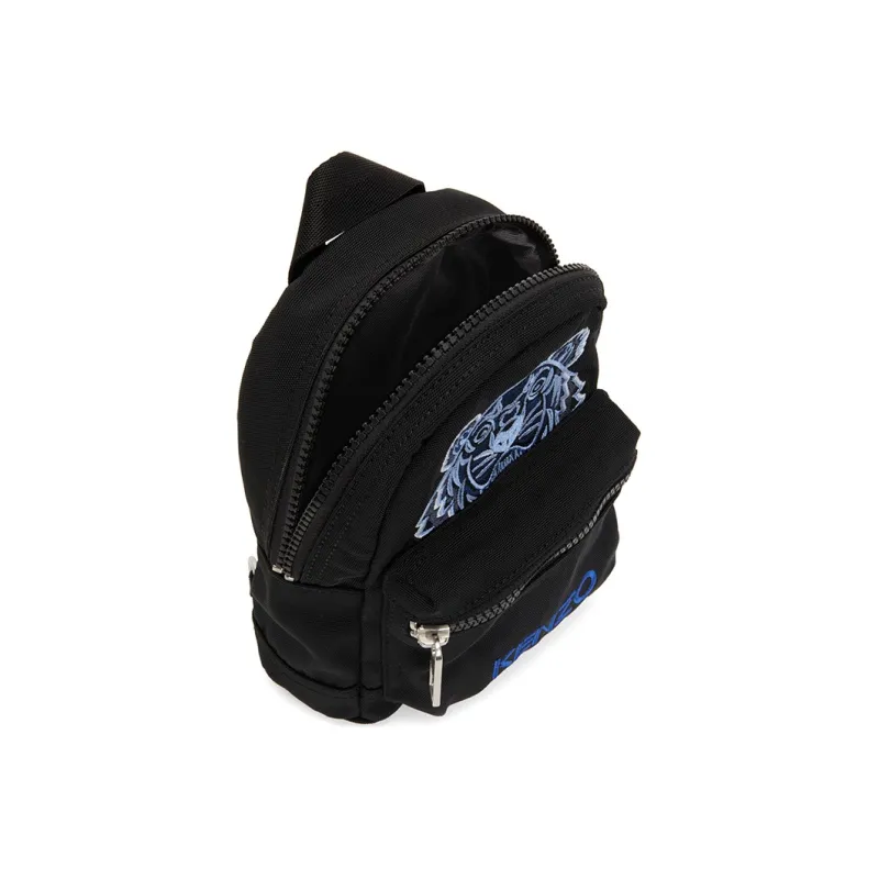 KENZO Polyester Backpack Mini Men's Black & Blue-3