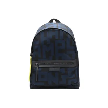 LONGCHAMP Le Pliage LGP Polyamide Canvas Fabric Backpack Medium Size Women's Black Navy Blue