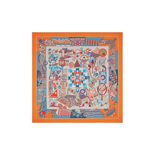 HERMES Silk Scarves Women's