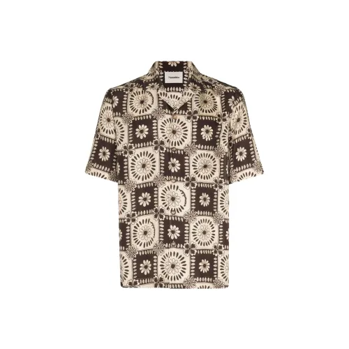 NANUSHKA Shirts Men Brown