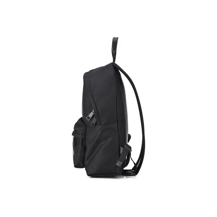 VERSACE Fabric Backpack Large Size Unisex Black-2