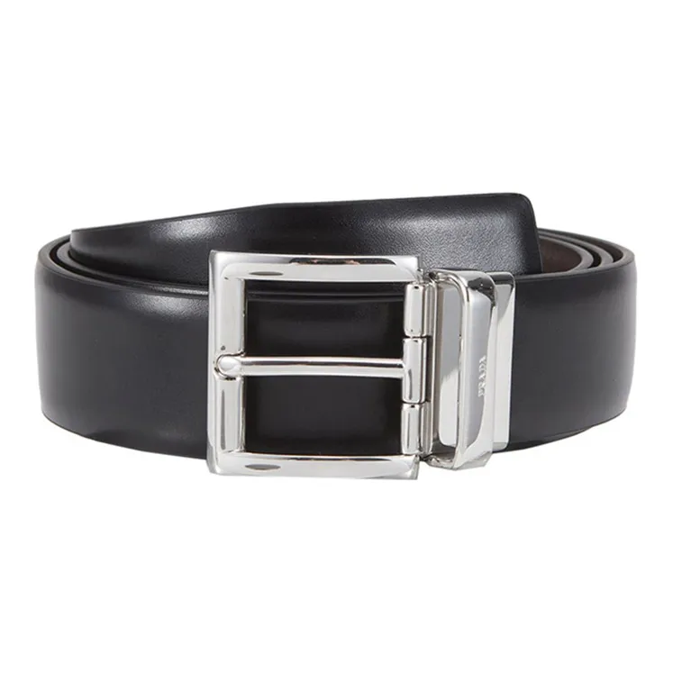 PRADA Logo Engraved Buckle Belt-0