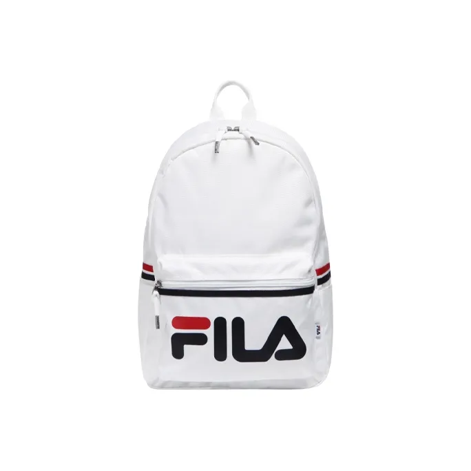 FILA Polyester Backpack Regular Unisex White-0