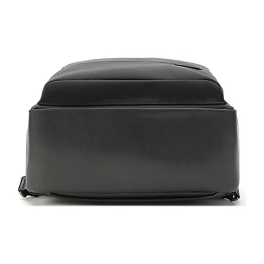 TUMI Fabric With Leather Backpack Men's Black-4
