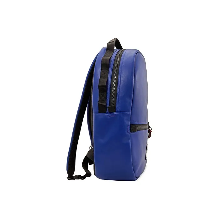 COACH Pacer Cow Leather With Textile Backpack Medium Size Women's Blue-3