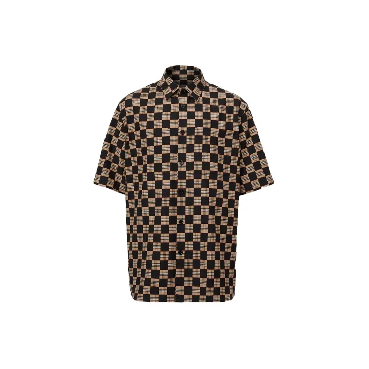 Burberry Shirts Men Khaki-0