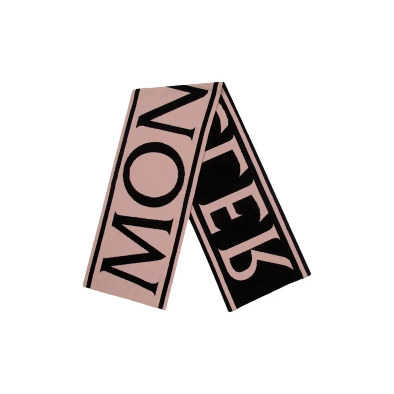 Moncler Knit Scarves Kids Pink Black-0