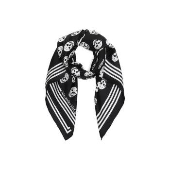 Alexander McQueen Skull Printed Scarf