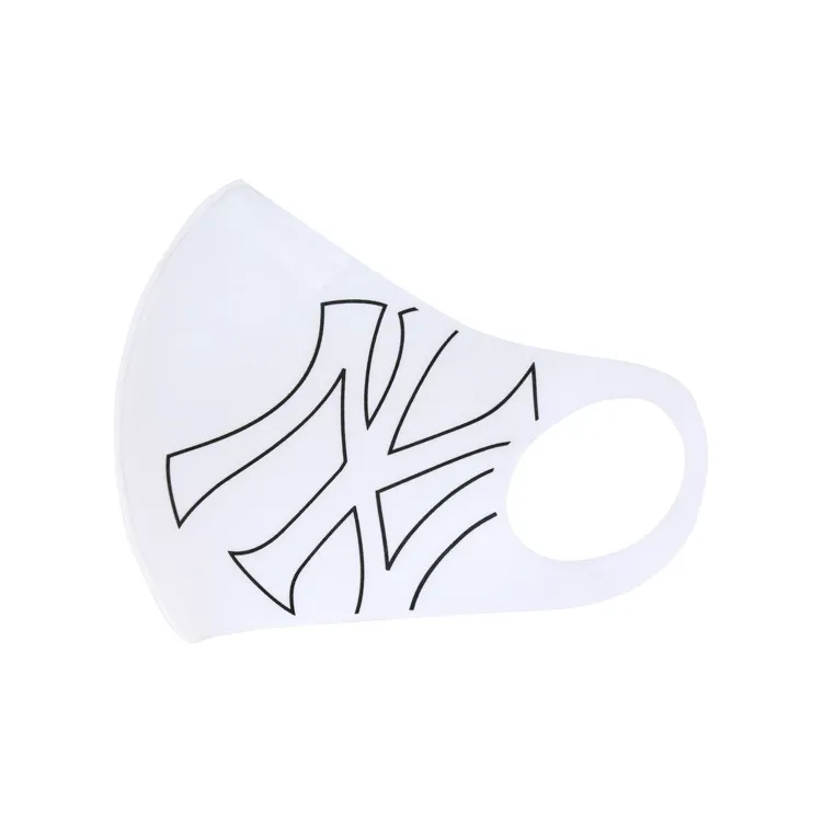 MLB Polyester Face Masks Unisex White-1