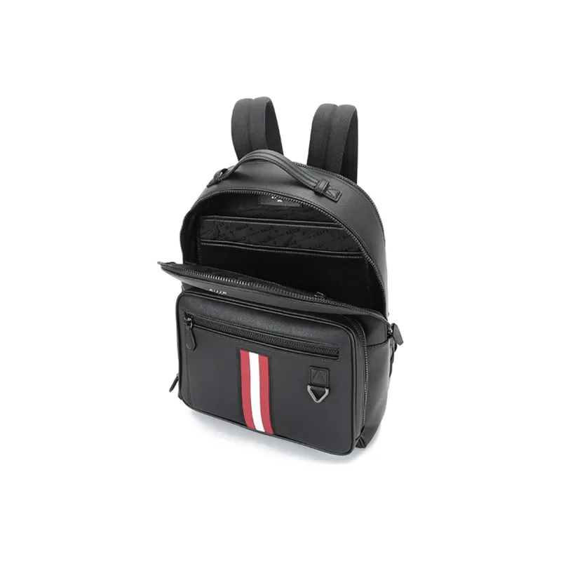 BALLY Cow Leather With Artificial Leather Backpack Regular Men's Black-1