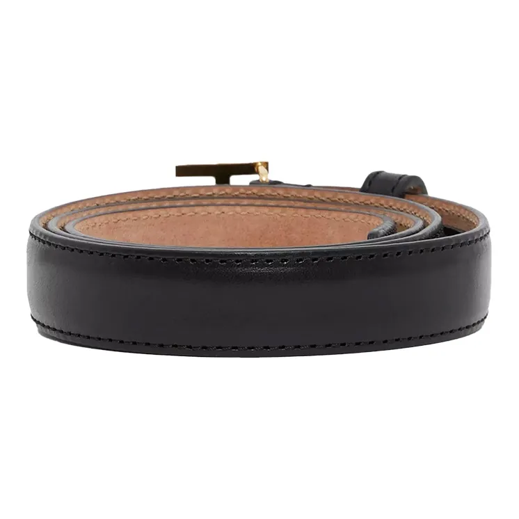 Burberry Women's Tb Monogram Motif Leather Belt-2