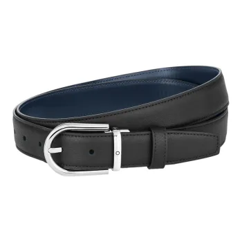 MONTBLANC Reversible Horseshoe Buckle Belt