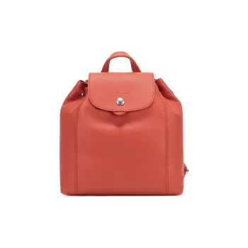 LONGCHAMP Le Pliage Sheepskin Backpack Small Size Women's Saffron Multicolor