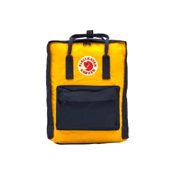 Fjallraven Vinylon Backpack Regular Unisex Sea Blue Warm Yellow