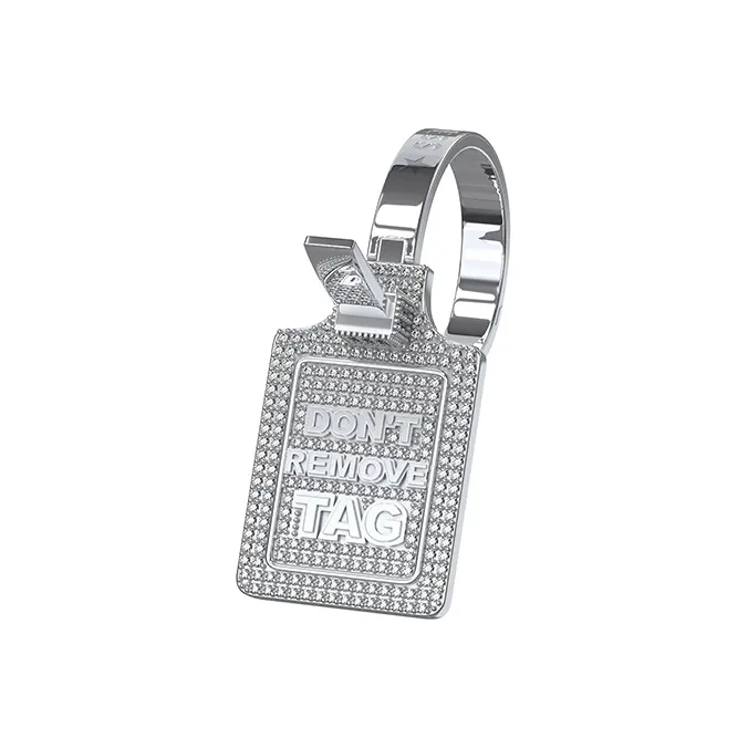 RAWNESS Jewelry Accessories Unisex Don't Remove Tag Label Shoe Buckles-0