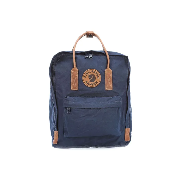 Fjallraven Kanken Cotton Backpack Double-Shoulder Backpack Regular Unisex Marine Blue-0