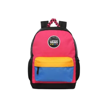 Vans Backpack Unisex Pink Yellow Blue