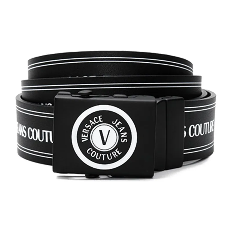 VERSACE Jeans Couture Leather Belts Men Black-2