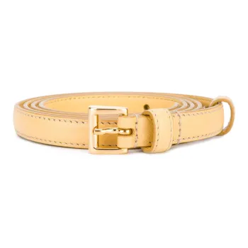 PRADA Leather Belts Women's Yellow